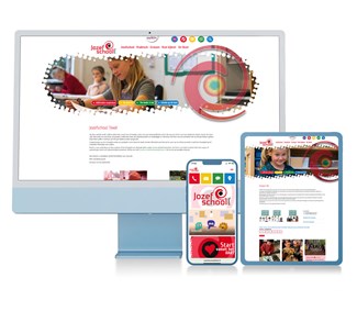 Website ontwerp voor de Jozefschool in Den Burg op Texel