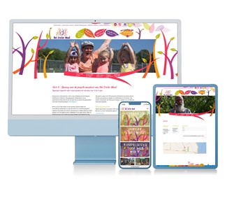 Website ontwerp voor basisschool Het Creilerwoud in Kreileroord
