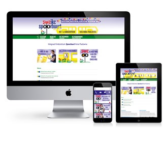 Website ontwerp voor Intergraal Kindcentrum Spoorbuurt in Anna Paulowna