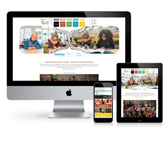 Website ontwerp voor openbare basisschool Twiske in Amsterdam Noord